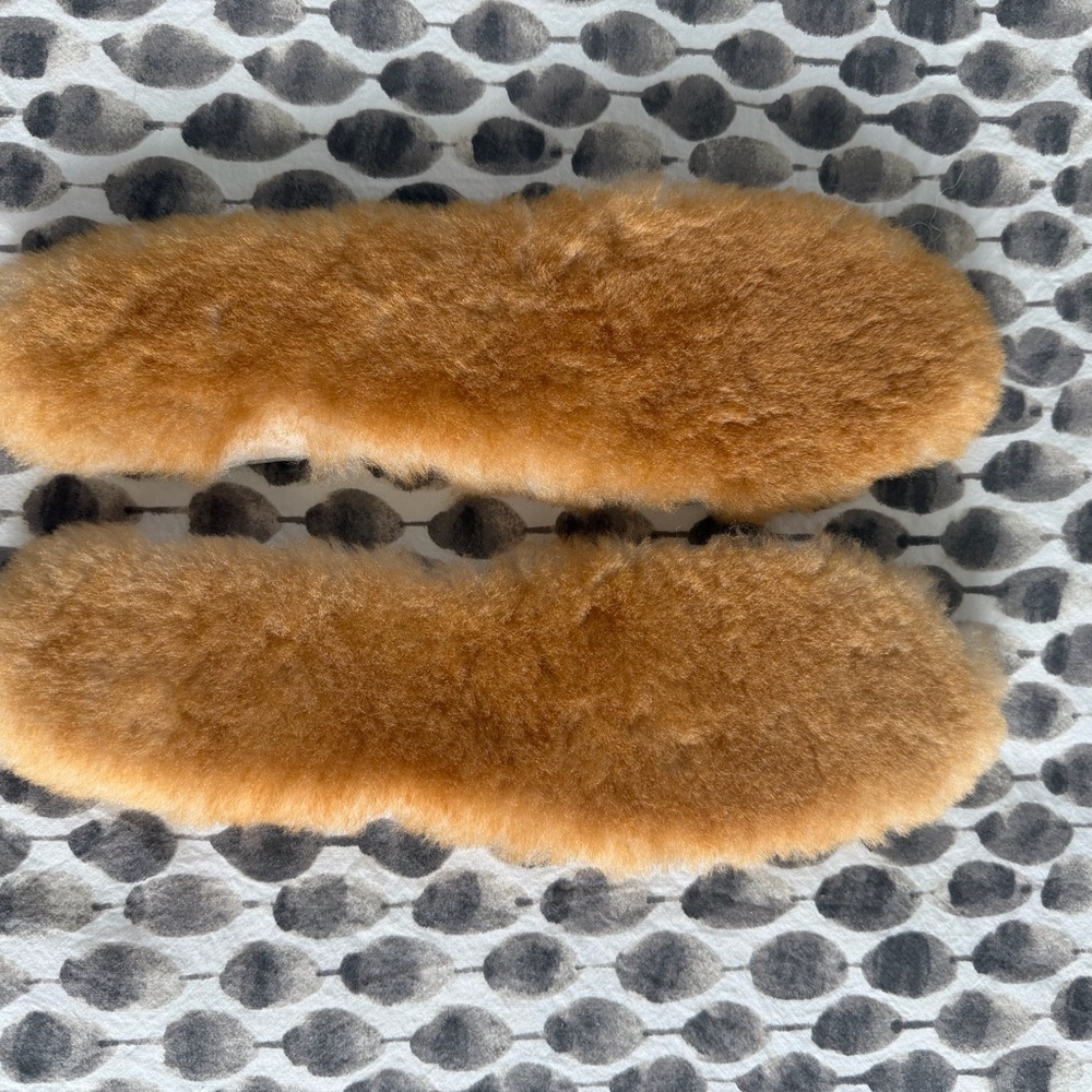 Cloud Nine Ladies Sheepskin Insoles - Tan Plush Comfort - Picture 2 of 3